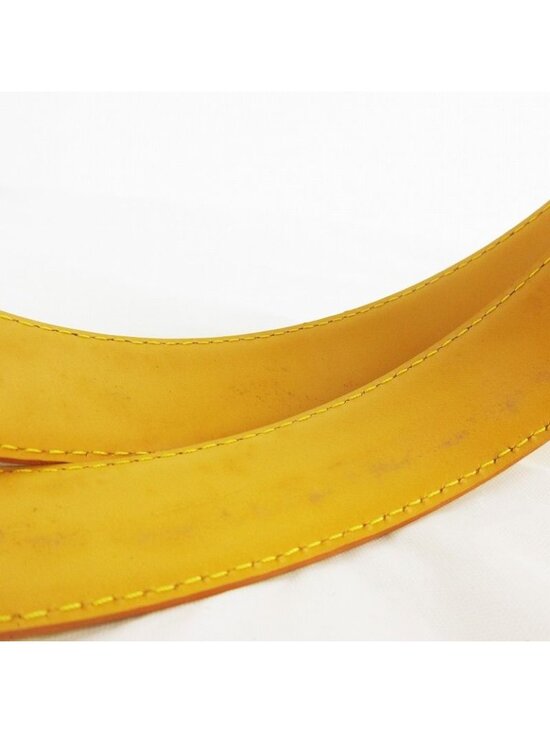 Louis Vuitton Epi Ceinture Plain Belt 85 34 Tassili Yellow Gold Leather main image 4